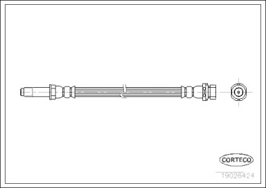 Шлангопровод (CORTECO: 19026424)