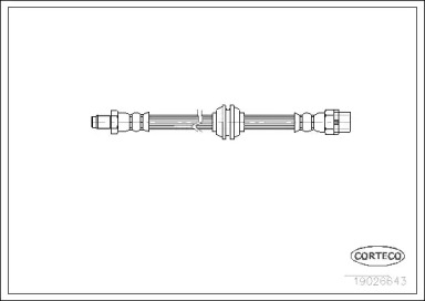 Шлангопровод (CORTECO: 19026643)