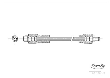 Шлангопровод (CORTECO: 19026704)