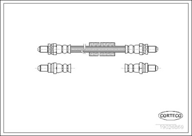 Шлангопровод (CORTECO: 19026869)