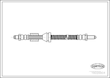 Шлангопровод (CORTECO: 19026904)