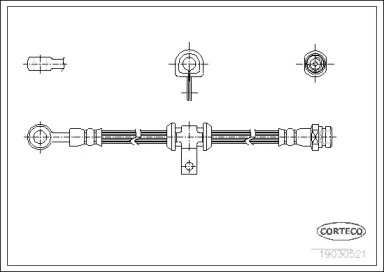 Шлангопровод (CORTECO: 19030521)