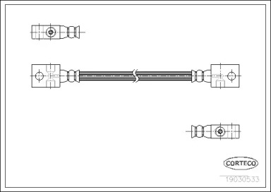 Шлангопровод (CORTECO: 19030533)