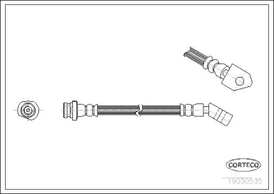 Шлангопровод (CORTECO: 19030535)