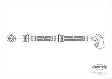 Шлангопровод (CORTECO: 19030536)