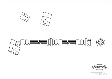 Шлангопровод (CORTECO: 19030538)