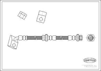 Шлангопровод (CORTECO: 19030539)