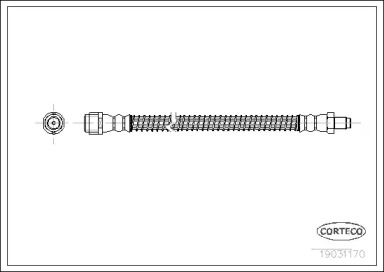 Шлангопровод (CORTECO: 19031170)