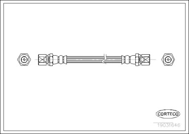 Шлангопровод (CORTECO: 19031646)