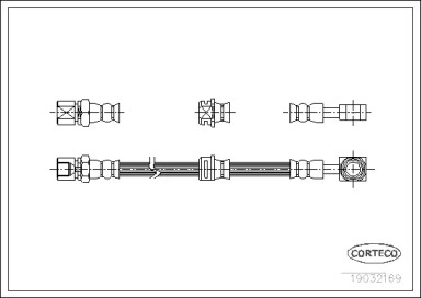 Шлангопровод (CORTECO: 19032169)
