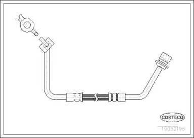Шлангопровод (CORTECO: 19032196)