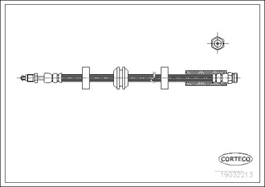 Шлангопровод (CORTECO: 19032213)