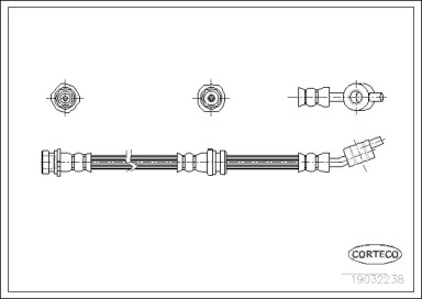 Шлангопровод (CORTECO: 19032238)