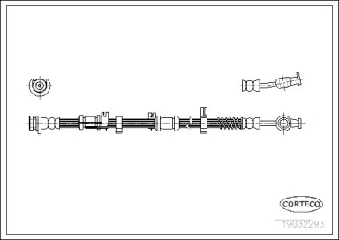 Шлангопровод (CORTECO: 19032293)