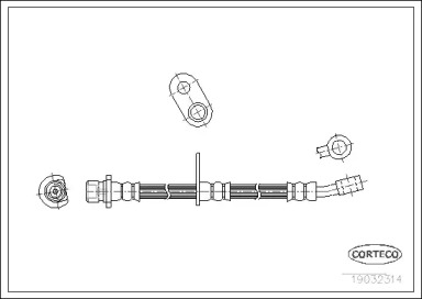 Шлангопровод (CORTECO: 19032314)