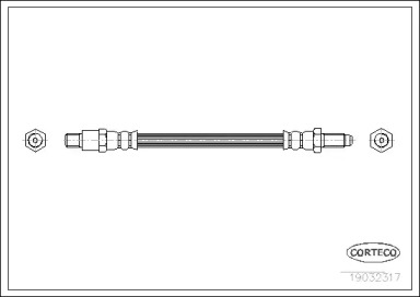 Шлангопровод (CORTECO: 19032317)