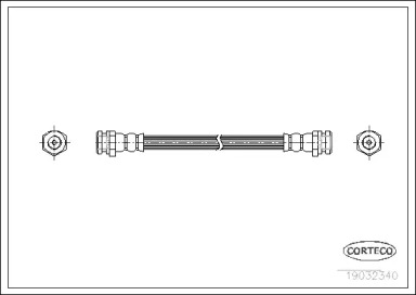 Шлангопровод (CORTECO: 19032340)