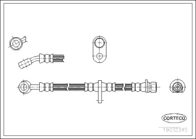 Шлангопровод (CORTECO: 19032345)