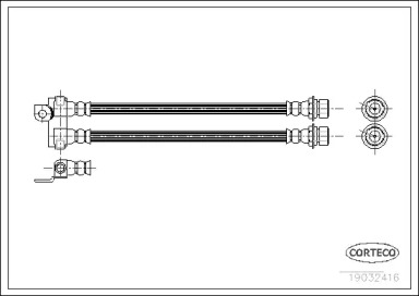 Шлангопровод (CORTECO: 19032416)