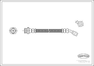 Шлангопровод (CORTECO: 19032418)