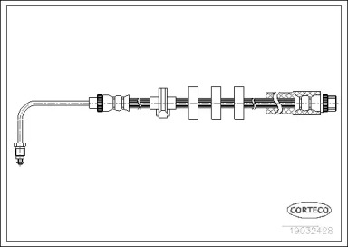 Шлангопровод (CORTECO: 19032428)