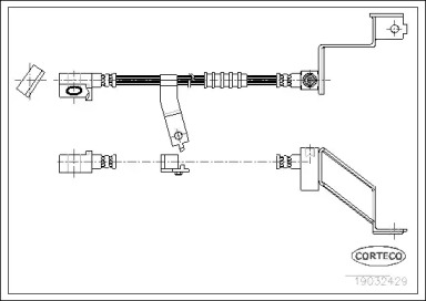 Шлангопровод (CORTECO: 19032429)