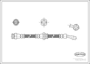 Шлангопровод (CORTECO: 19032443)