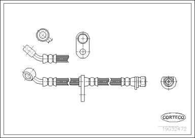 Шлангопровод (CORTECO: 19032472)