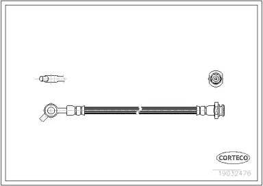 Шлангопровод (CORTECO: 19032476)