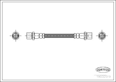 Шлангопровод (CORTECO: 19032519)