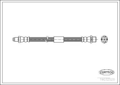 Шлангопровод (CORTECO: 19032520)