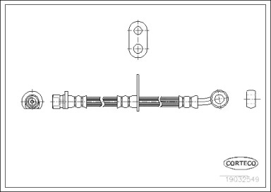 Шлангопровод (CORTECO: 19032549)