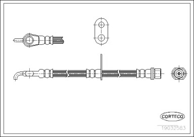 Шлангопровод (CORTECO: 19032583)