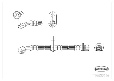 Шлангопровод (CORTECO: 19032596)