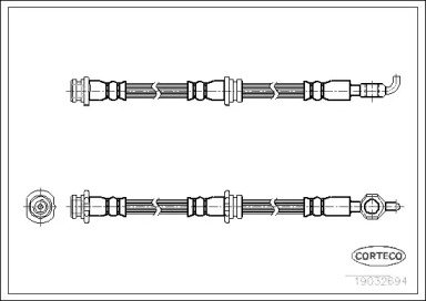 Шлангопровод (CORTECO: 19032694)