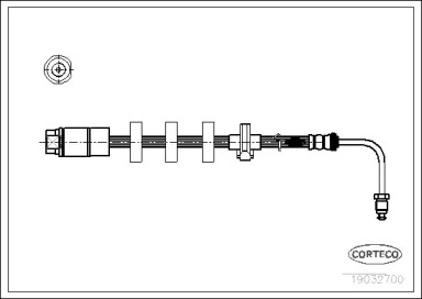 Шлангопровод (CORTECO: 19032700)