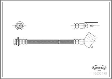 Шлангопровод (CORTECO: 19032745)