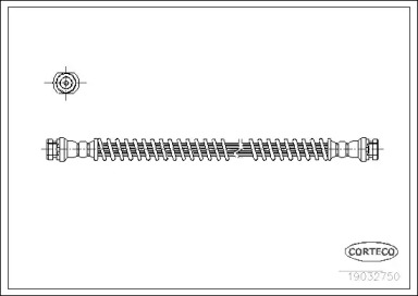 Шлангопровод (CORTECO: 19032750)