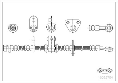 Шлангопровод (CORTECO: 19032754)
