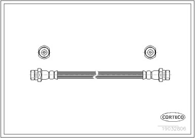 Шлангопровод (CORTECO: 19032806)