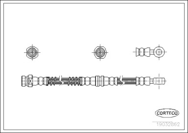 Шлангопровод (CORTECO: 19032862)