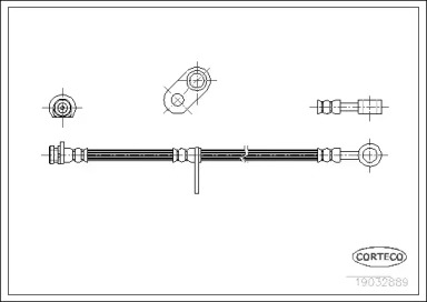 Шлангопровод (CORTECO: 19032889)