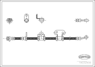 Шлангопровод (CORTECO: 19032908)