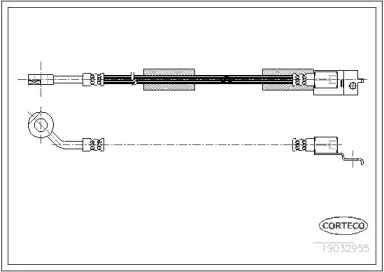 Шлангопровод (CORTECO: 19032955)