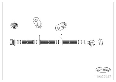 Шлангопровод (CORTECO: 19032987)