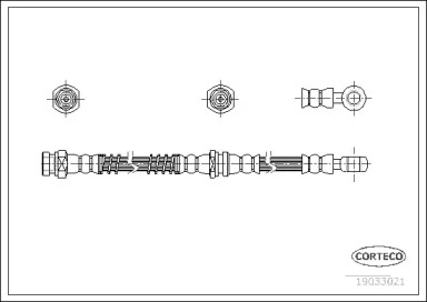 Шлангопровод (CORTECO: 19033021)