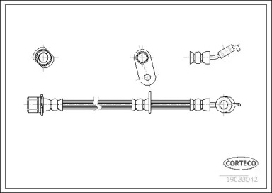 Шлангопровод (CORTECO: 19033042)