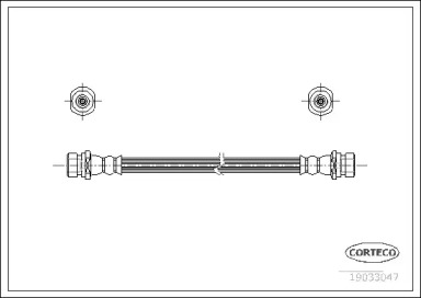 Шлангопровод (CORTECO: 19033047)