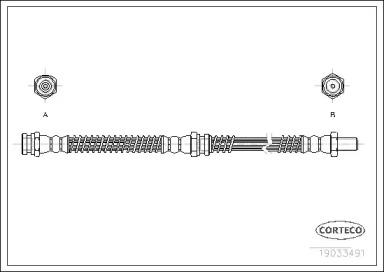 Шлангопровод (CORTECO: 19033491)