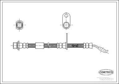 Шлангопровод (CORTECO: 19033521)
